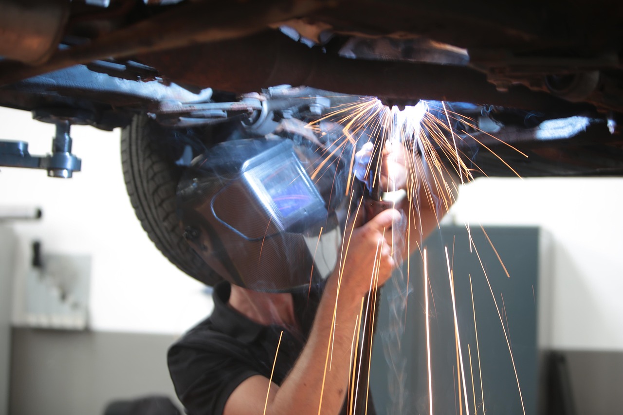coche, taller, chispa, sudor, luz, quemadura, trabajo, máscara, fondos de pantalla de coche, automóvil, reparación, artesanía